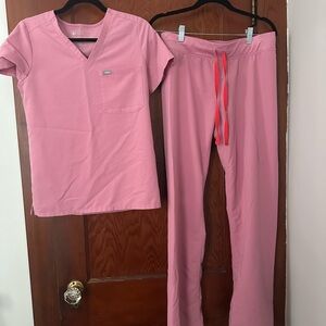 Chalk Pink FIGS limited edition scrubs